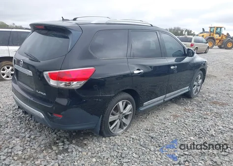 2014 Nissan Pathfinder Platinum from USA, damaged, VIN 5N1AR2MN5EC632764